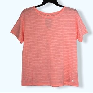 Talbots Striped Activewear Top Sz 0X